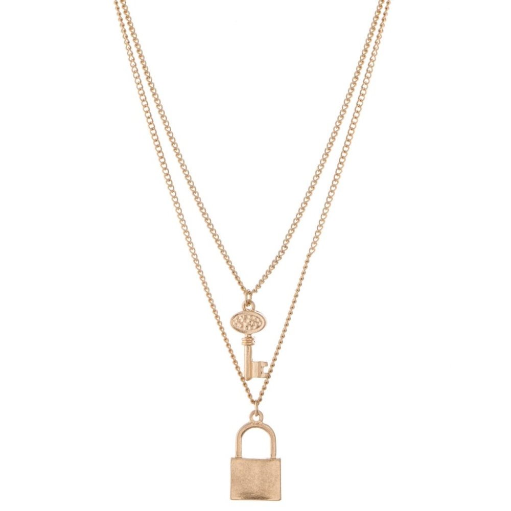 Lock and Key Necklace